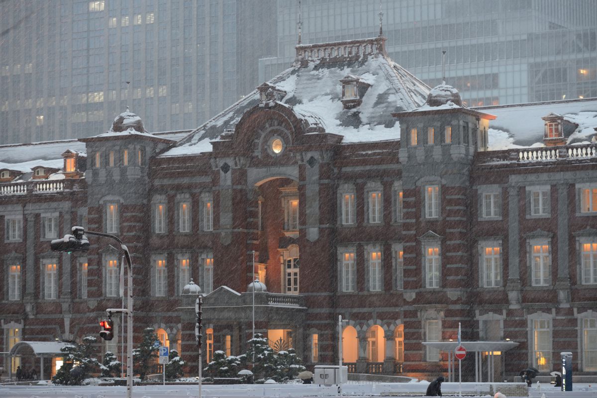 雪の東京駅3 Ganref