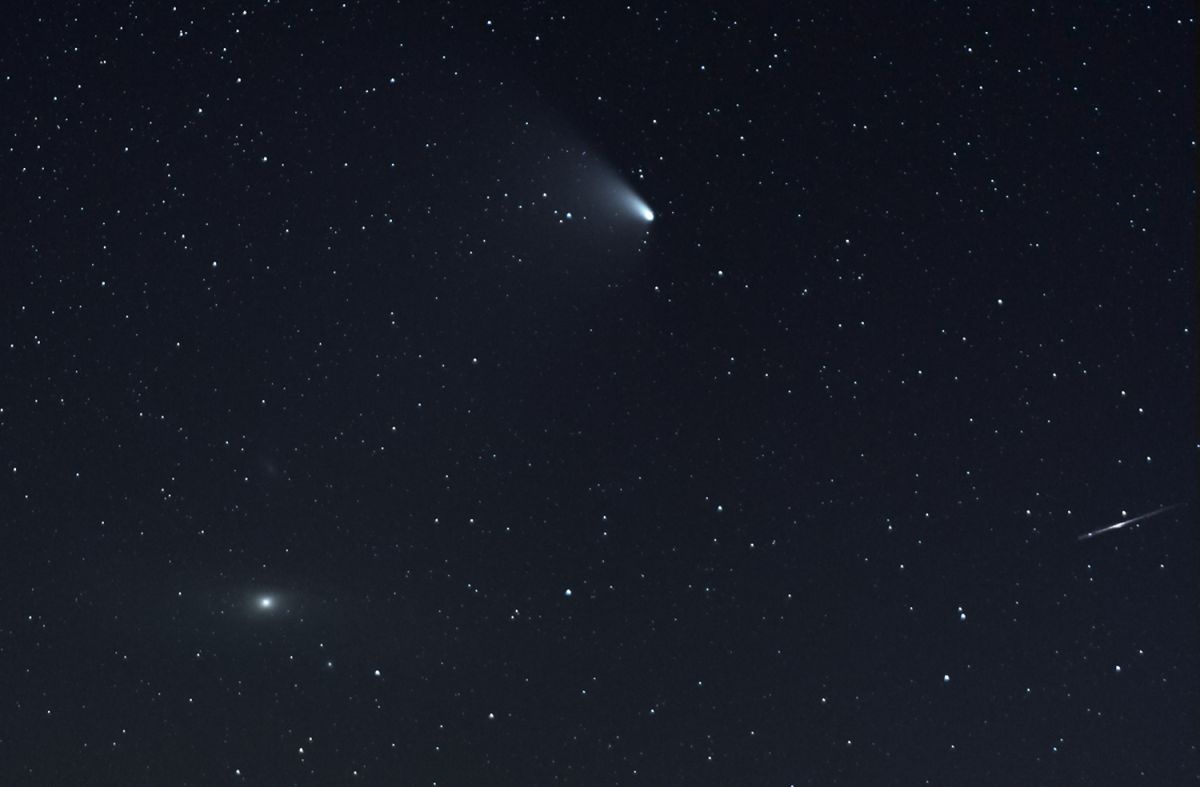 パンスターズ彗星とアンドロメダ銀河 GANREF