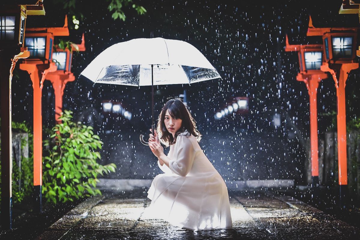 雨の参道 | GANREF