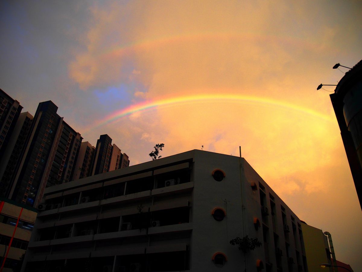 Rainbow at Sunset | GANREF