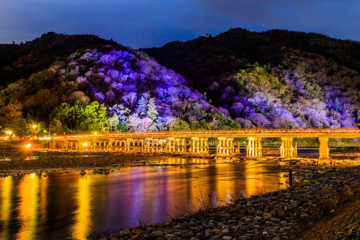 [京都嵐山必拍景點] 嵐山渡月橋+嵐山公園+桂川+屋型船 @ 春櫻秋楓,一年四季都有不同迷人的風情|樂活的大方@旅行玩樂學～