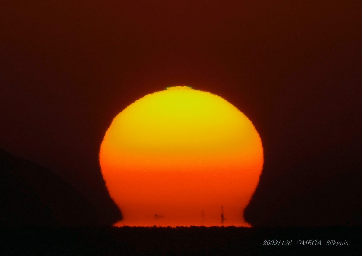 風早のだるま夕日 09-11-26 | GANREF