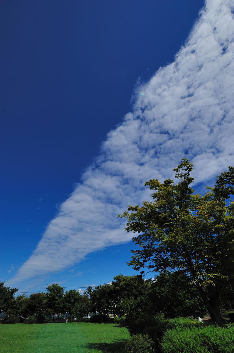 雲雲雲の下 直線な雲 | GANREF